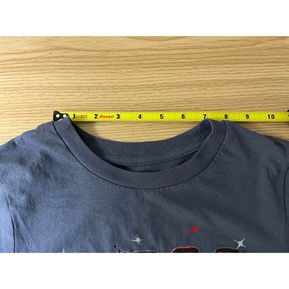 Women’s Kiss Band Side Tie Cropped Graphic Tee size XS 2023 - Picture 8 of 8